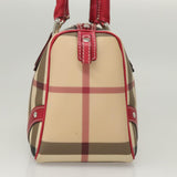 Burberry Supernova Check Beige Canvas Handbag ( )