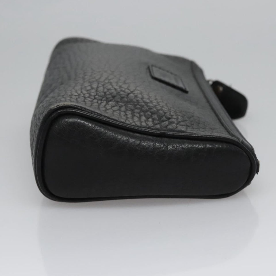 Burberry Black Leather Clutch Bag ( )