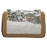 Burberry Lola Silver Leather Shoulder Bag ( )