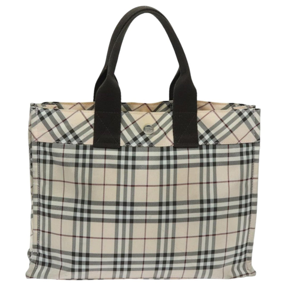Burberry Nova Check Beige Metal Handbag ( )