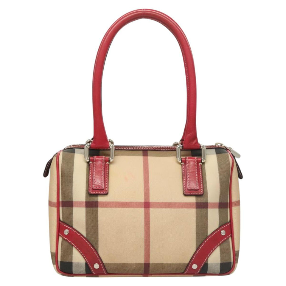 Burberry Supernova Check Beige Canvas Handbag ( )