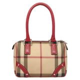 Burberry Supernova Check Beige Canvas Handbag ( )