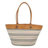 Burberry White Canvas Shoulder Bag ( )