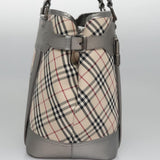 Burberry Nova Check Beige Canvas Tote Bag ( )