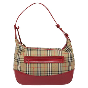 Burberry Nova Check Beige Canvas Shoulder Bag ( )