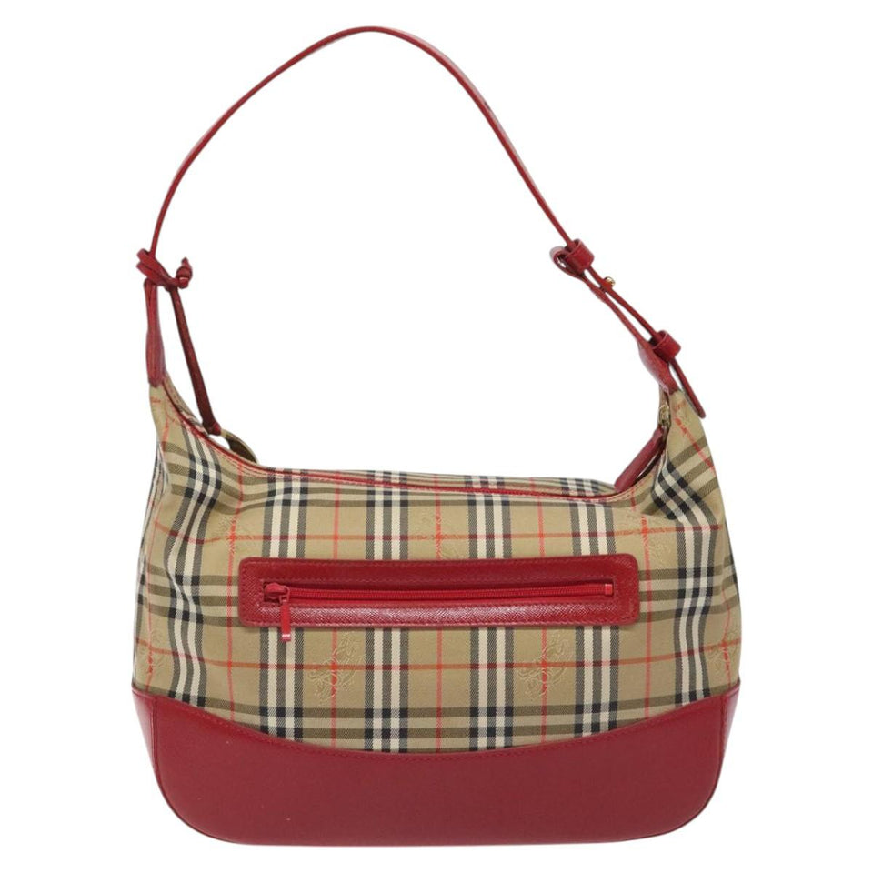 Burberry Nova Check Beige Canvas Shoulder Bag ( )