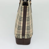 Burberry Nova Check Beige Canvas Tote Bag ( )