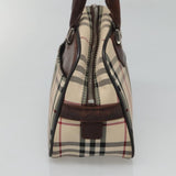 Burberry Nova Check Beige Canvas Handbag ( )