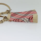 Burberry Blue Label Pink Canvas Shoulder Bag ( )