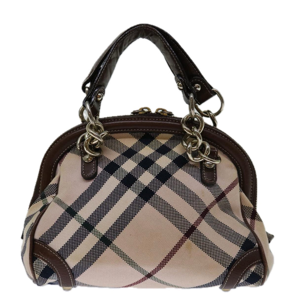 Burberry Blue Label Beige Canvas Handbag ( )