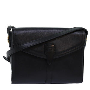 Burberry Black Leather Shoulder Bag ( )