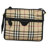 Burberry Nova Check Beige Canvas Shoulder Bag ( )