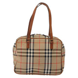 Burberry Nova Check Beige Canvas Handbag ( )