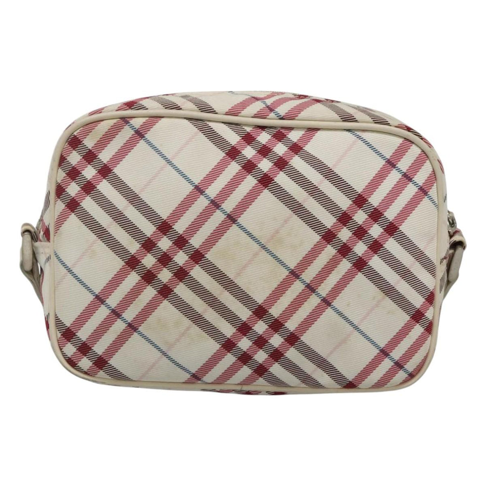 Burberry Nova Check Red Nylon Shoulder Bag ( )