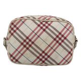 Burberry Nova Check Red Nylon Shoulder Bag ( )