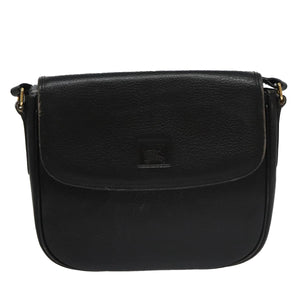 Burberry Black Leather Shoulder Bag ( )