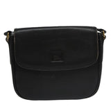 Burberry Black Leather Shoulder Bag ( )