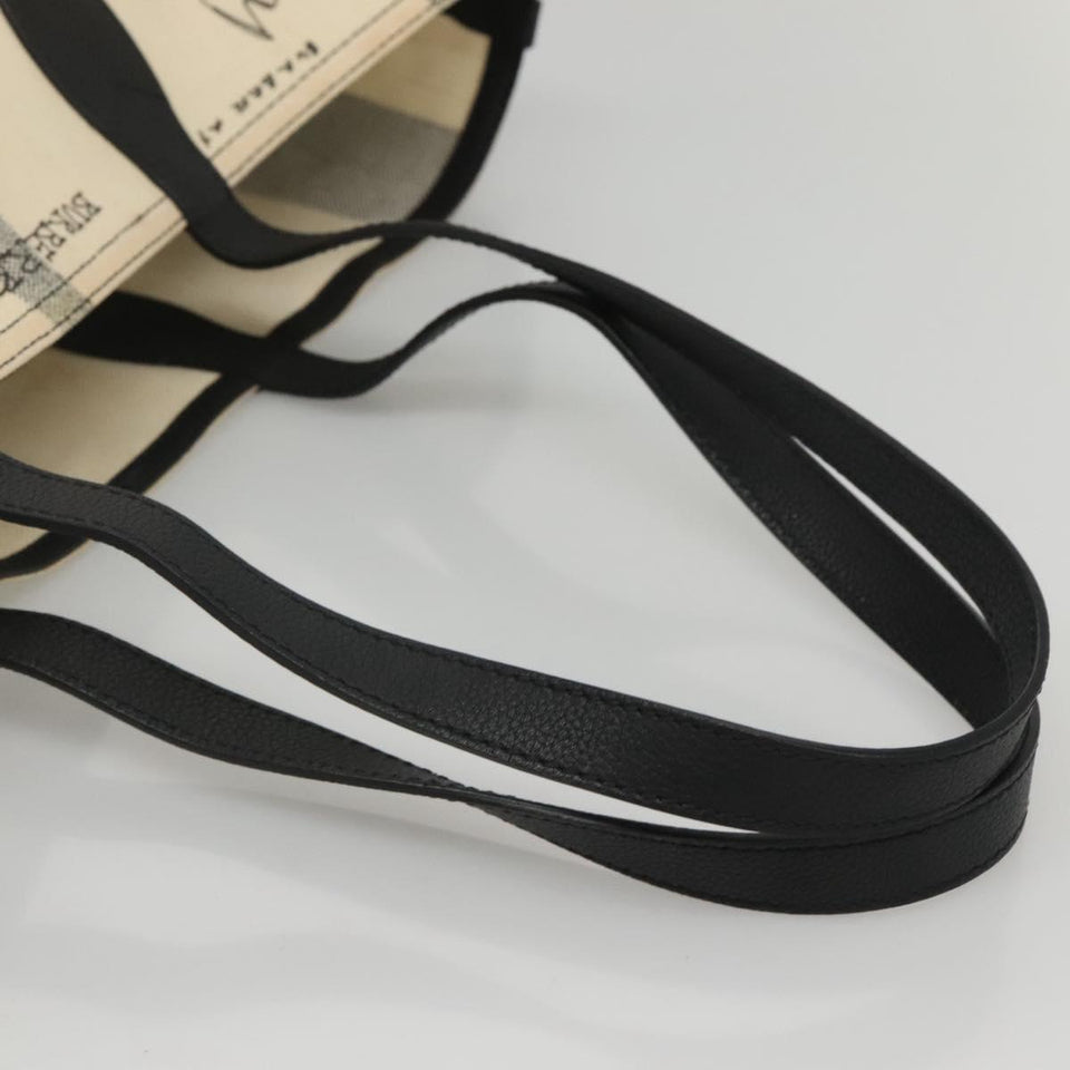 Burberry White Canvas Tote Bag ( )