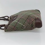 Burberry Green Wool Tote Bag ( )