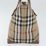 Burberry Nova Check Beige Canvas Tote Bag ( )