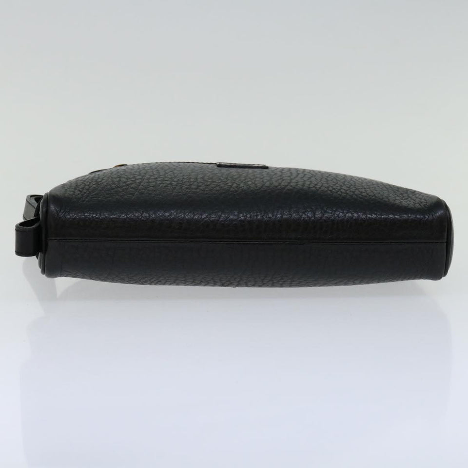 Burberry Black Leather Clutch Bag ( )