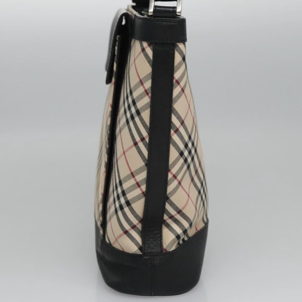 Burberry Nova Check Beige Canvas Shoulder Bag ( )