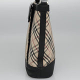 Burberry Nova Check Beige Canvas Shoulder Bag ( )