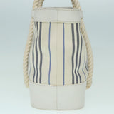 Burberry White Canvas Handbag ( )