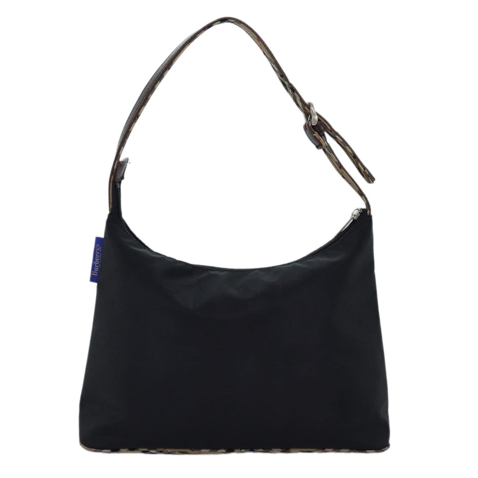 Burberry Blue Label Black Canvas Shoulder Bag ( )