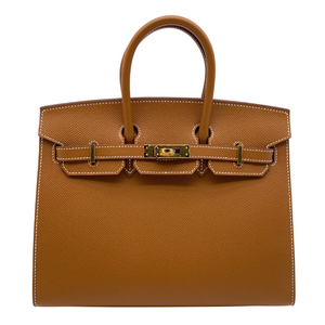Hermes25cm Birkin Sellier Gold Epsom Leather Gold Hardware
