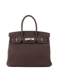Hermes Ebene/Gold Birkin 30 PHW.