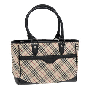 Burberry Nova Check Beige Canvas Handbag ( )