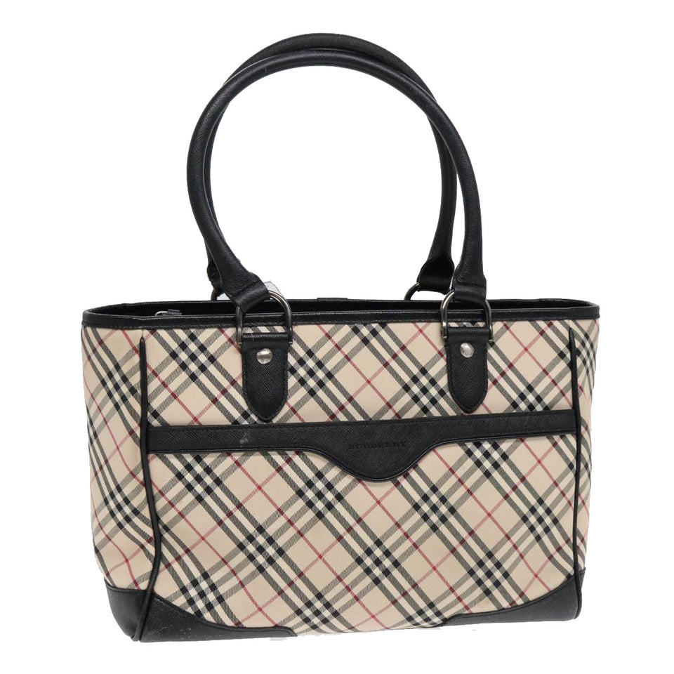 Burberry Nova Check Beige Canvas Handbag ( )