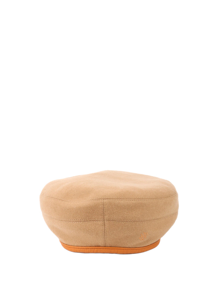 Hermes Camel Beret Size 58.