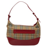 Burberry Nova Check Beige Canvas Shoulder Bag ( )