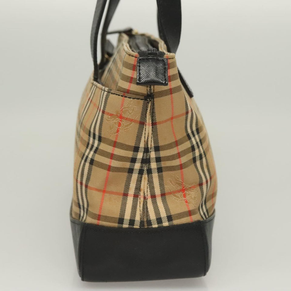 Burberry Nova Check Beige Canvas Tote Bag ( )