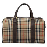Burberry Haymarket Beige Canvas Travel Bag ( )