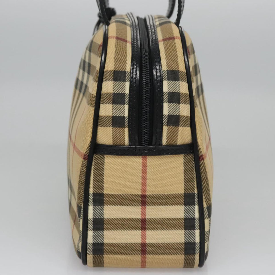 Burberry Nova Check Beige Canvas Handbag ( )