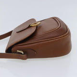 Burberry Brown Leather Shoulder Bag ( )