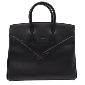 Hermes25cm Birkin Shadow Black Swift Leather