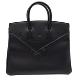 Hermes25cm Birkin Shadow Black Swift Leather