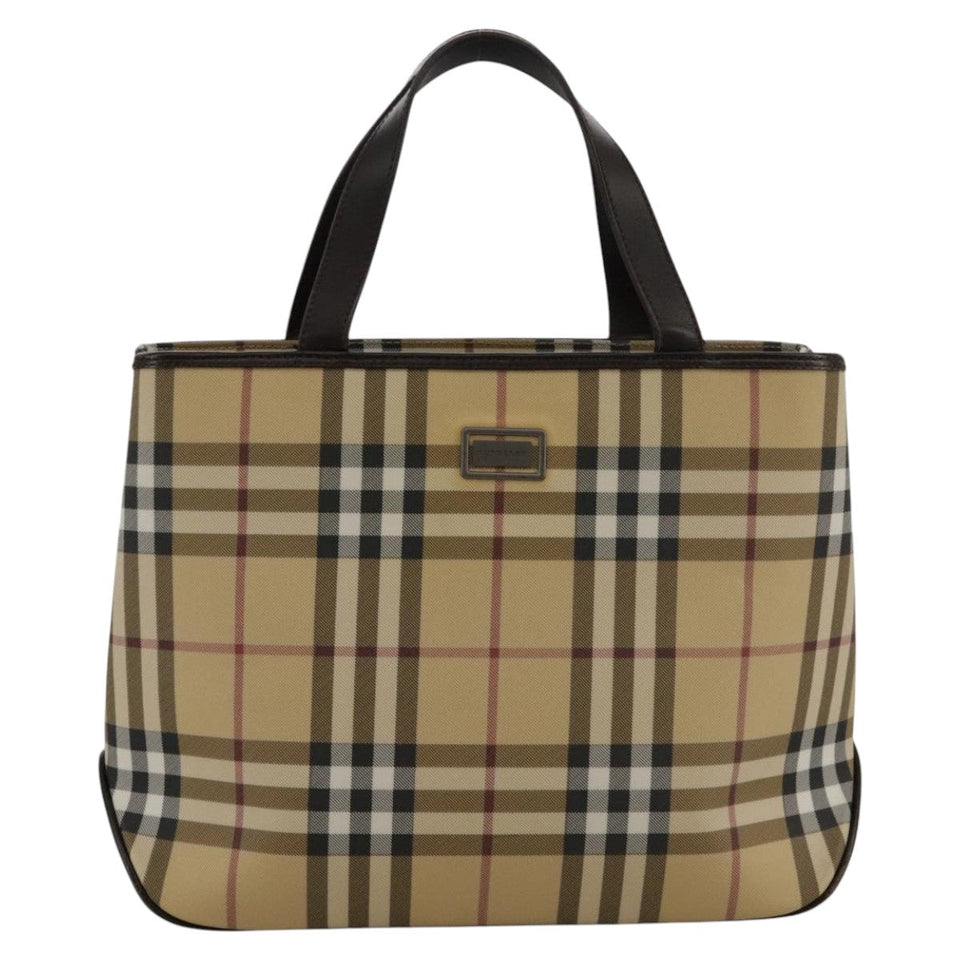 Burberry Beige Canvas Handbag ( )