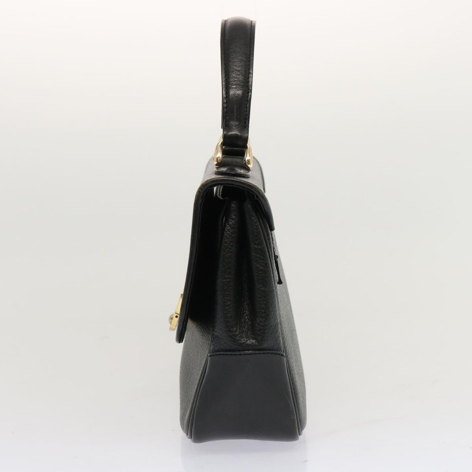 Burberry Vintage Check Black Leather Handbag ( )