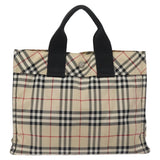 Burberry Nova Check Beige Nylon Tote Bag ( )
