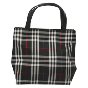 Burberry Nova Check Black Nylon Handbag ( )