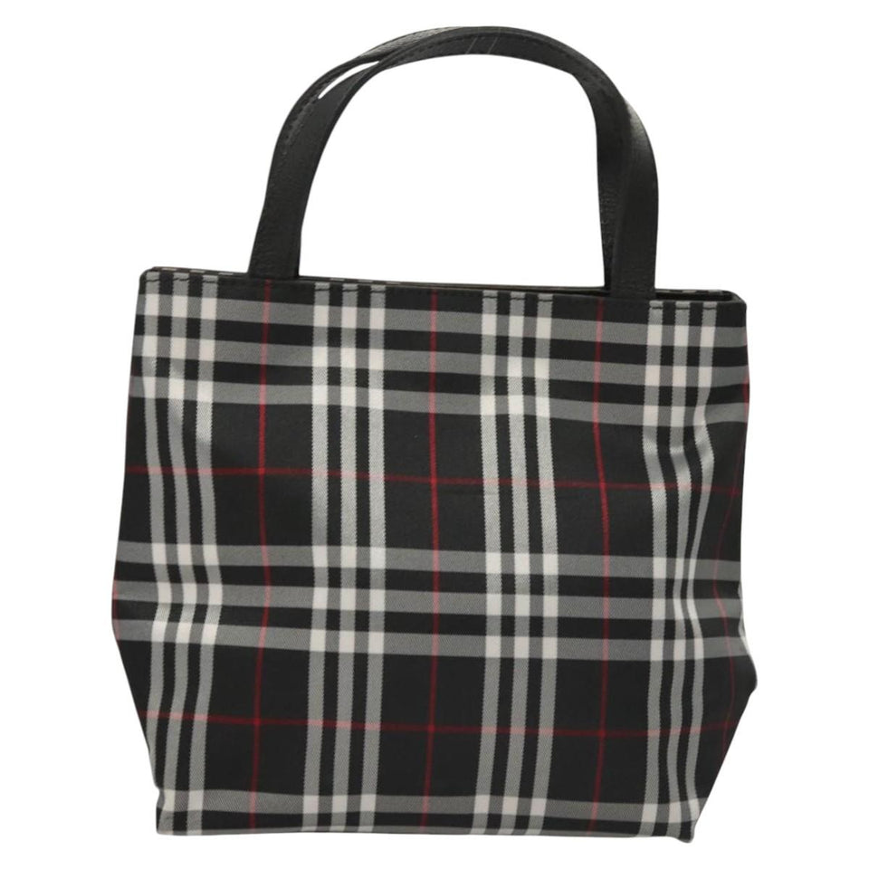 Burberry Nova Check Black Nylon Handbag ( )