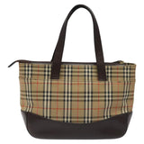 Burberry Nova Check Beige Canvas Tote Bag ( )