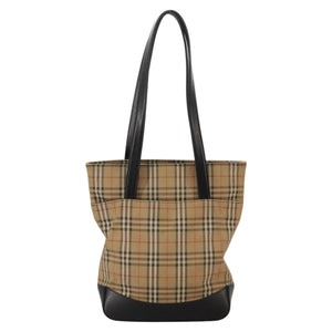 Burberry Nova Check Beige Canvas Tote Bag ( )