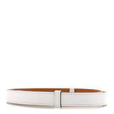 Hermes Epsom Kelly Belt White