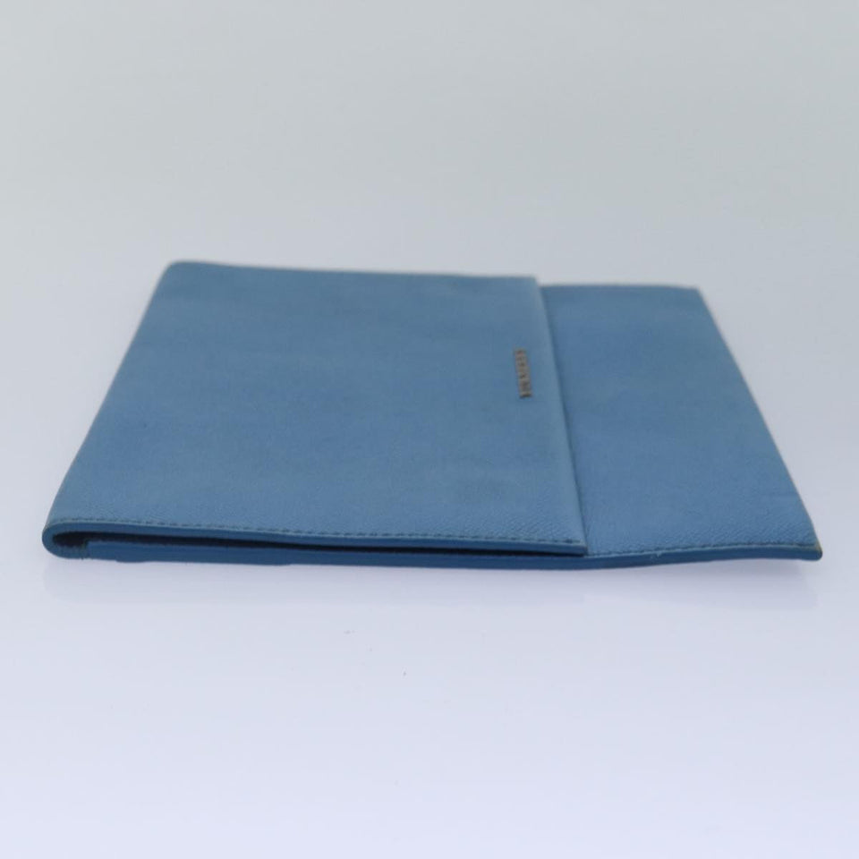 Burberry Blue Leather Clutch Bag ( )